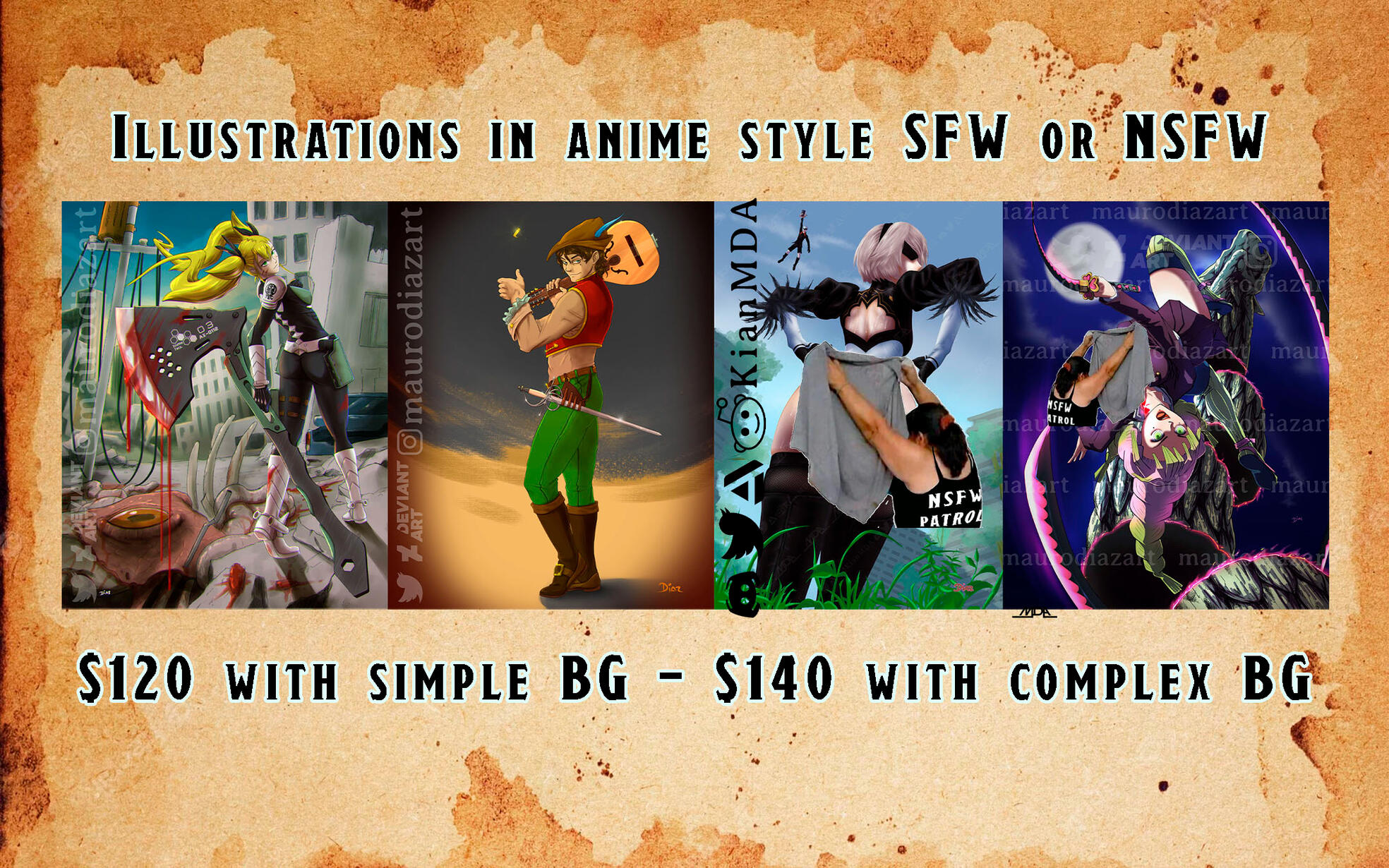 Anime Style Illustrations